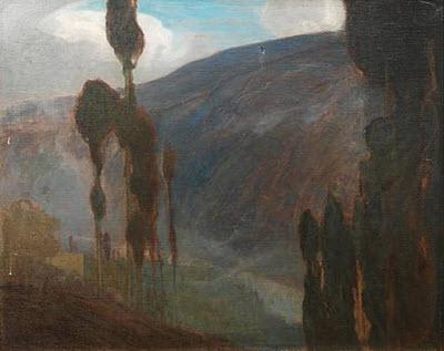 Sample artwork by Cecil Arthur Hunt (1873 - 1965), known for landscape paintings - View similar artists and auction records